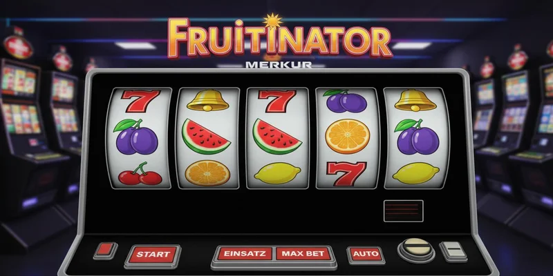 Fruitinator Spielablauf mit verschiedenen Symbolen