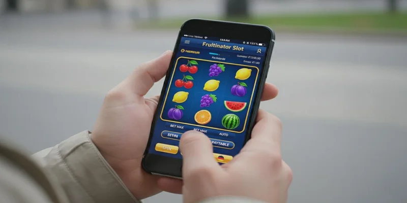 Fruitinator Demo auf mobilem Smartphone